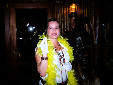 women in movie making costume